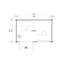 Lasita Axel 230 - 12.5 x 8 Ft. Apex Roof Summerhouse With Single Glazing (28mm)-1976339216