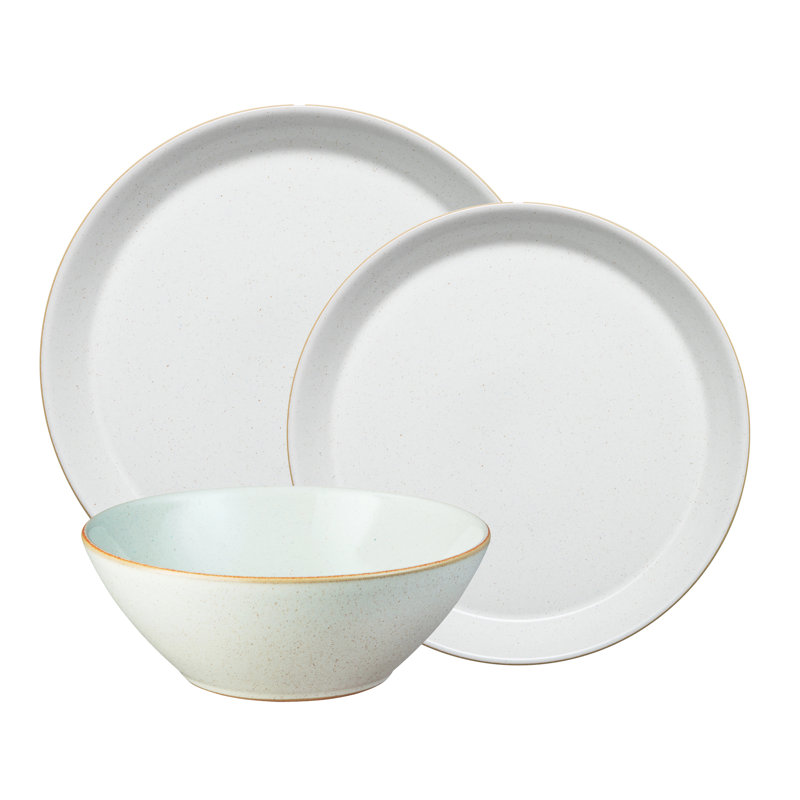 Impression Blue 12 Pc Set, Cream