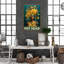 «Flowers Pot Head 1 - 1 pièce», reproduction d'art graphique sur toile tendue-1369389877