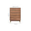 Armoire de rangement simple en bois massif