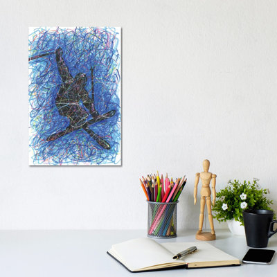 Skiing Trick by Kitslam - Gallery-Wrapped Canvas Giclée on Canvas