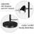 64'' Black Tree Floor Lamp