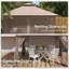 Abri de jardin en métal 10 po x 11,5 po Outsunny