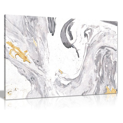 Paint Swirls - Wrapped Canvas Print