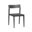 Rosier Powder Coated Aluminum Outdoor Stacking Dining Side Chair
