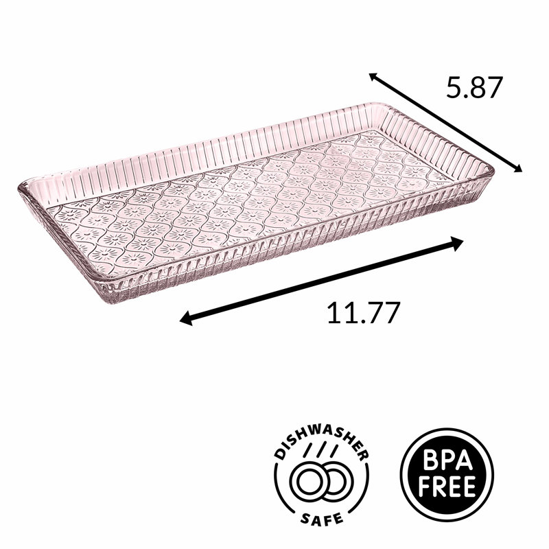 Plateau de service Claro, Rose