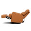 Fauteuil inclinable pivotant électrique Joris 30 po en cuir pleine fleur avec ports de chargement USB-A et USB-C-1728778597