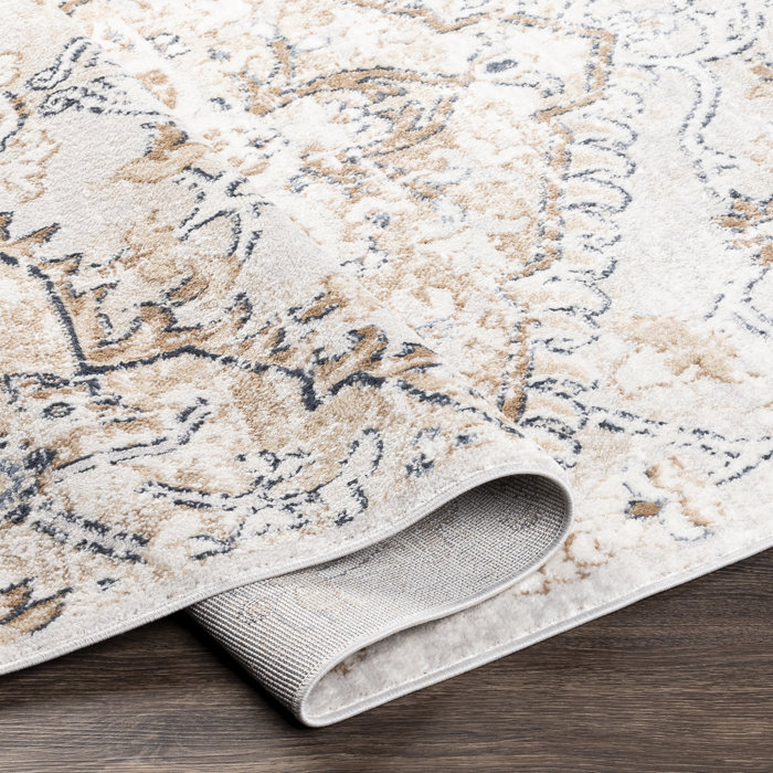 World Menagerie Brevyn Performance Ivory Rug & Reviews | Wayfair