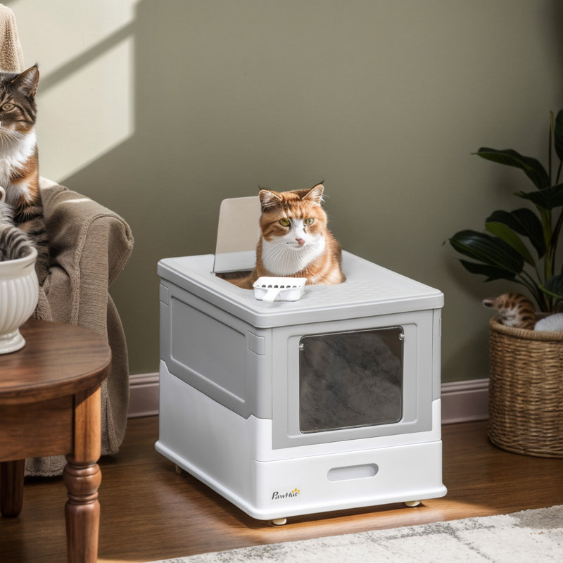Masaaki Polypropylene Enclosed Litter Box