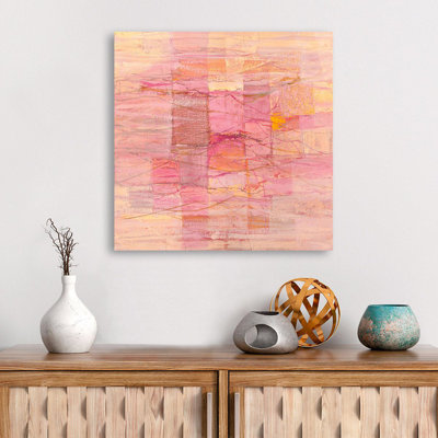 Monochrome Pink by Lucas - Wrapped Canvas Art Prints