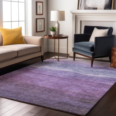 Tapis à rayures Mehara AMF1699 lavable à la machine de qualité supérieure