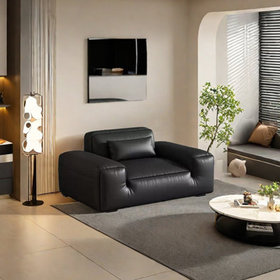 Minimalist retro in-line sofa