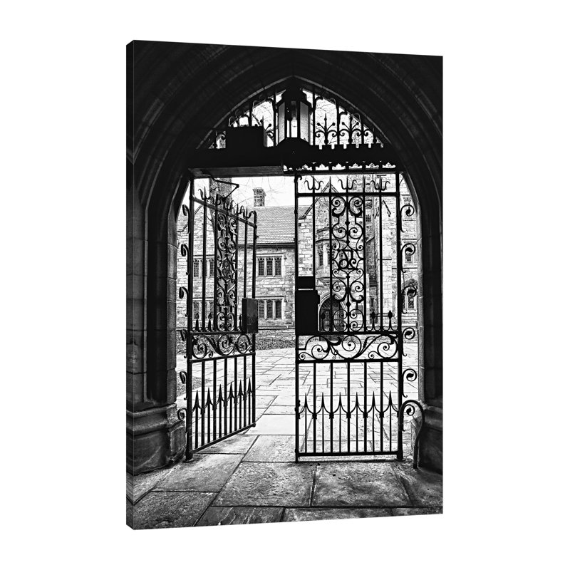 «Arched Entrée 1» par Sandro De Carvalho - reproduction d'art sur toile tendue, H 60 po x l 40 po x P 1,5 po