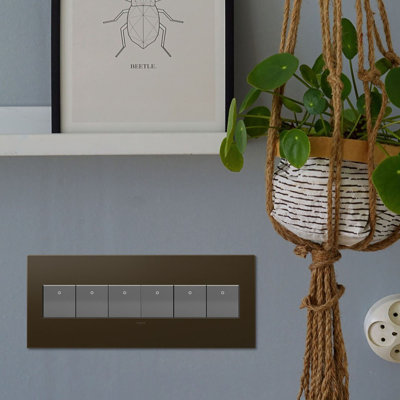 Adorne® No Subject 6 - Gang Rocker Wall Plate