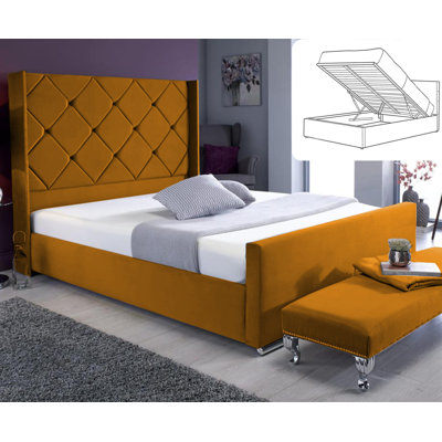 Upholstered Ottoman Storage Bed