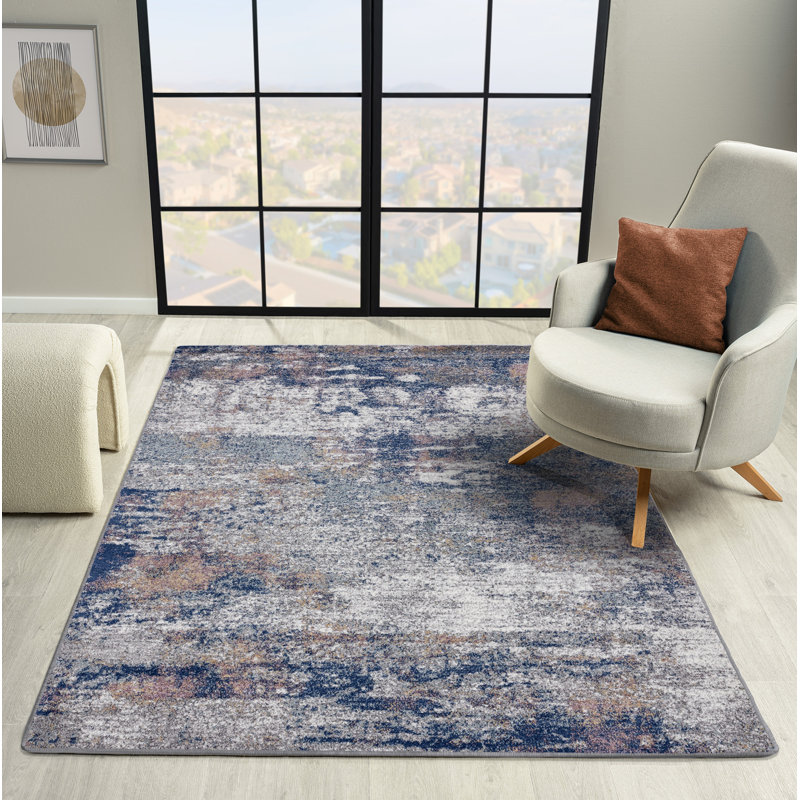 Abstract Indoor Rug, Rectangle 5' x 7'