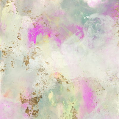Pastel Swoop I by Jennifer Goldberger - Wrapped Canvas Painting