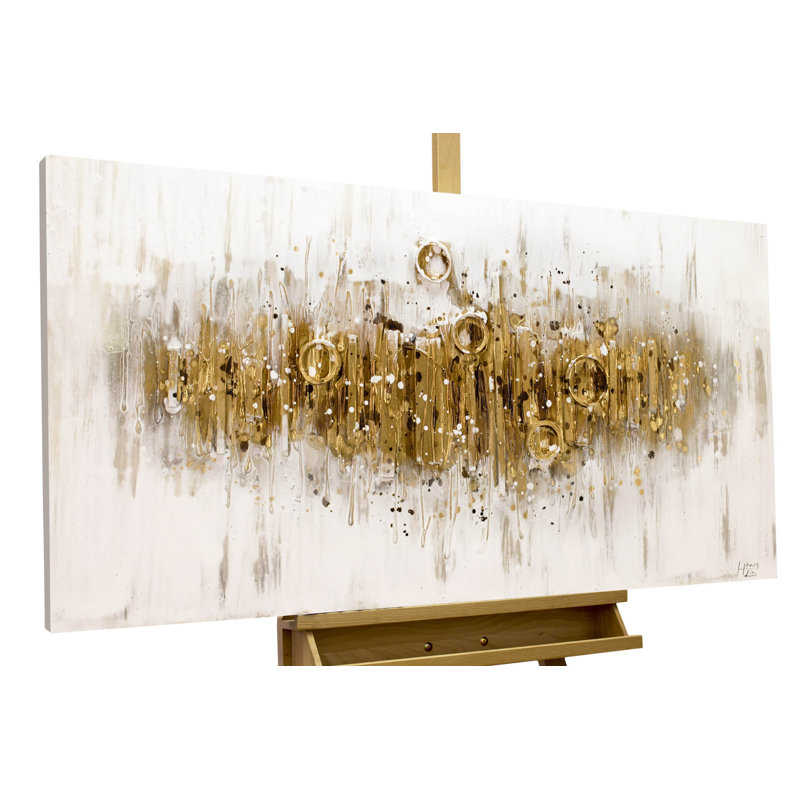 Glittering Crowd Hand Painted Acrylic Painting