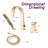 Brushed Gold Waterfall Bathtub Faucet. 3 Roman Tub Filler, 59" Shower Hose, Stainless Steel, Ceramic Cartridge For Smooth Flow Deck Mount Filler With And Hose. 1.5 Gpm Flow, Gold,-121628367