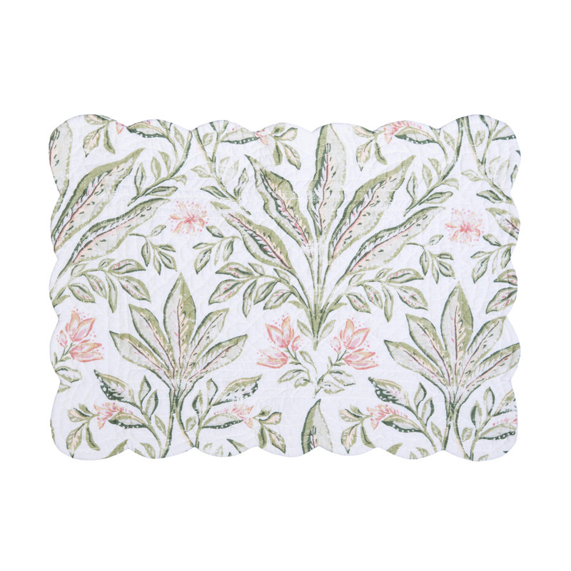 Ensemble de 6 napperons de courtepointe Lana Palms