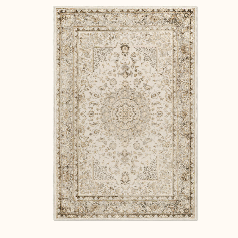Tapis rectangulaire Addaline avec envers antidérapant, Rectangle 5 pi 10 po x 8 pi 10 po
