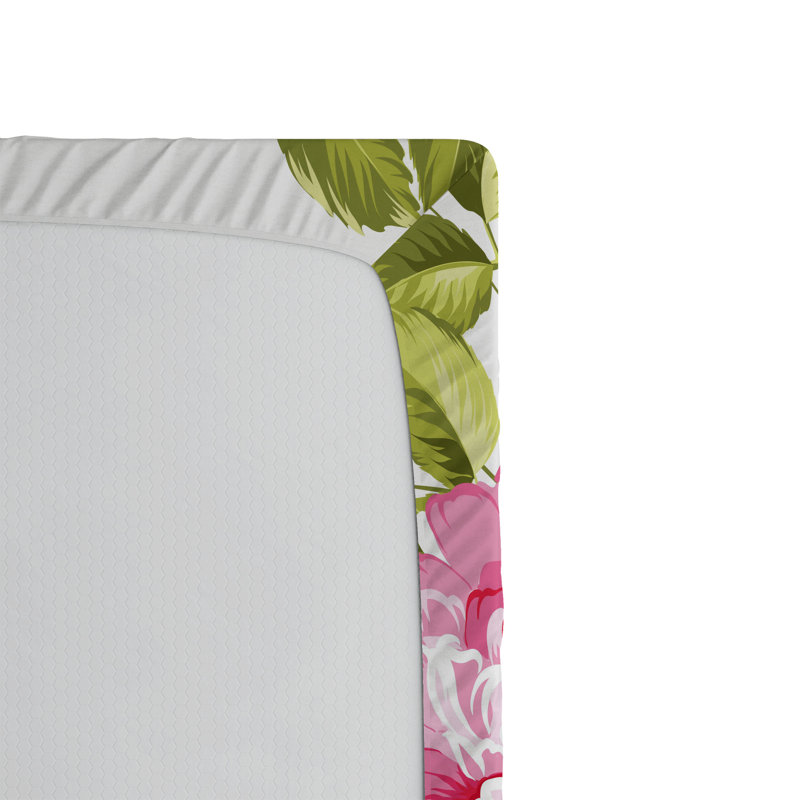 Ensemble de 2 draps-housse Ambesonne Pink Bride Shabby Flowers, Ensemble literie pour lit simple
