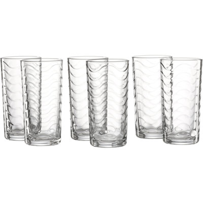 Longdrinkgläser-Set 6-teilig Wave