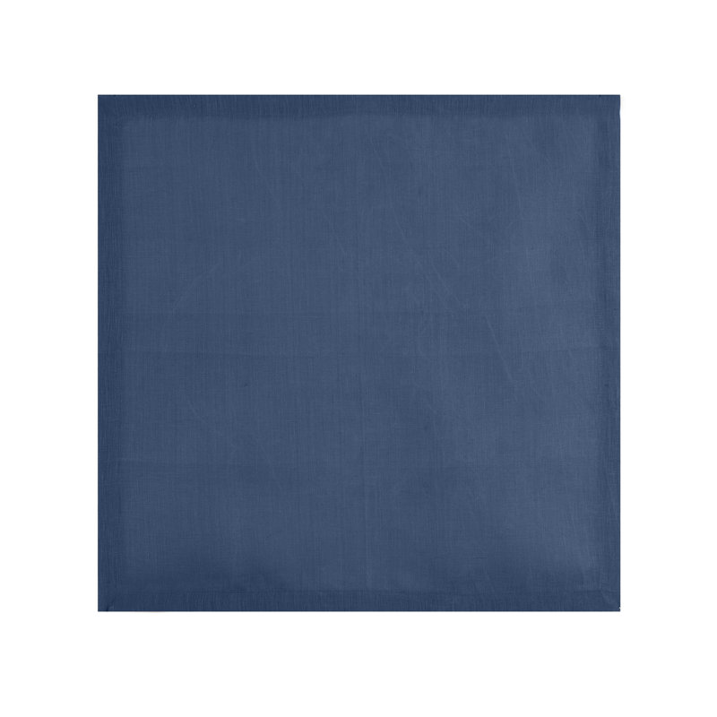 Indigo Linen Box Napkin Set of Four
