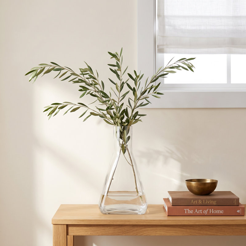 Arabel Glass Table Vase 1, 10" H x 5.5" W x 5.5" D
