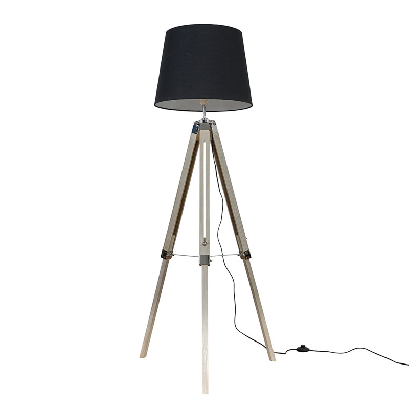Bella Vista Tripod Floor Lamp, Black