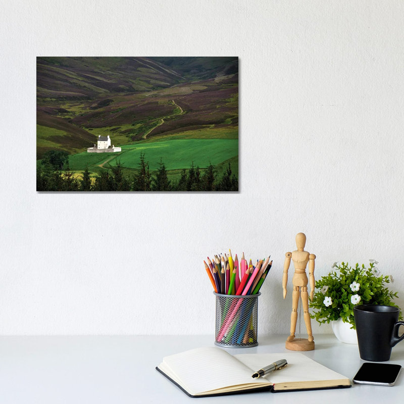 Corgarff Castle Aberdeenshire Scotland by Zoe Schumacher - Wrapped Canvas Print, 20.32 cm H x 30.48 cm W