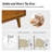 Aviannah Clegg 52'' W Mid-Century 7 - Drawer Dresser with Solid Wood Legs and Built-in Drawer Dividers-864649973
