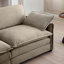 Canapé modulaire Mid-Century 3 places avec 2 coussins et 3 coussins décoratifs-1360446174