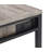 Disho  Light Weathered Oak & Black Finish Writing Desk W/USB