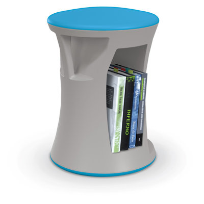  Hierarchy Flipz Blue Stool with Rocking and Stationary Seating
