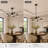 10-Light 30.7" Modern Sputnik LED Chandelier