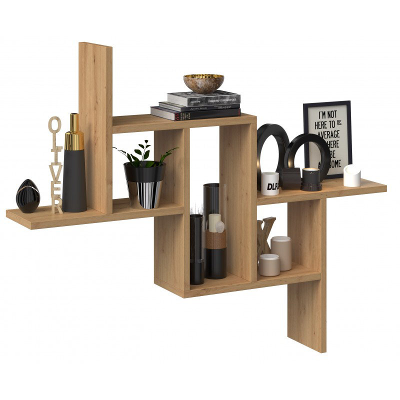 Bartolotti Floating Shelf, Brown