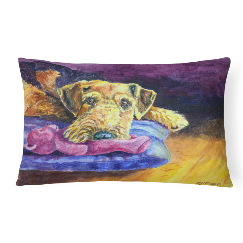  Coussin intérieur / extérieur Airedale Terrier