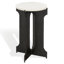 Table d'appoint en métal Tayanna