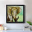 Painterly Elephant - Cadre photo, reproduction d'art sur toile-919631460-919631484