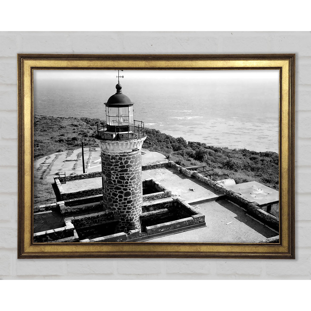 Gerahmtes Leinwandbild Faro Isla De Culebritas 2 von Ansel Adams