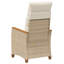  Chaise de jardin inclinable beige et crème 25,20 po x 22,64 po x 44,09 po-1568765889-1568765914