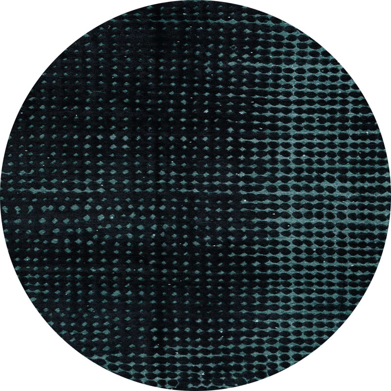 Abstract Indoor Rug, Round 3'