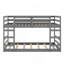 Lit superposé double au-dessus de double polyvalent pour optimiser l'espace et rehausser le style-197786535