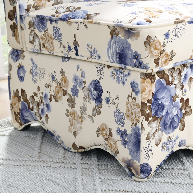Chaise d'appoint en flanelle, chaise de salon, Bleu