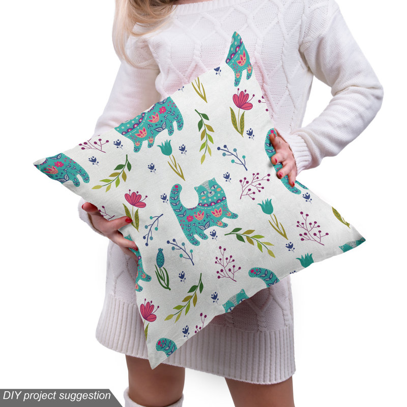 Tissu chatons, l 58 po x L 108 po