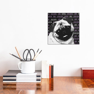 Pug by PI Studio - Wrapped Canvas Panoramic Painting