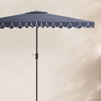 Adi Lottie 118" Scalloped Rectangular Market Umbrella