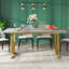 Metal Base Dining Table-1251769778