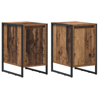 39.5cm W Manufactured Wood Bedside Table
